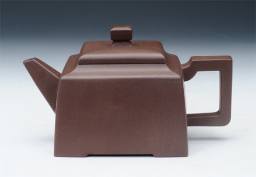陈永付紫砂壶 四方 