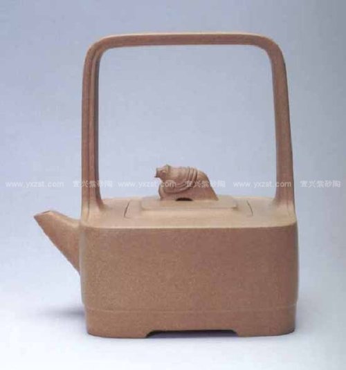 施小马紫砂壶 雀提壶 