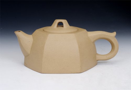 周建伟紫砂壶 六方井栏 