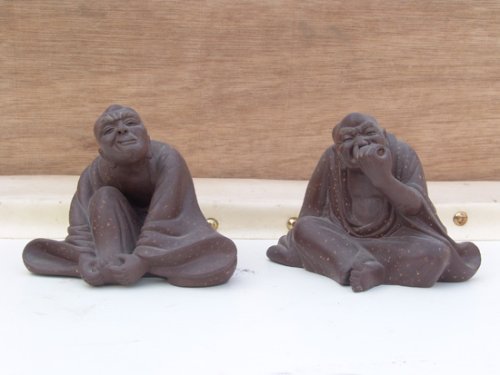 吴青紫砂壶 趣味罗汉系列作者：高级工艺师吴克强 