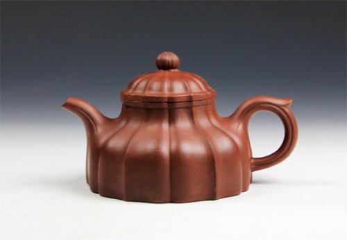 黄平紫砂壶 【半菊筋囊】底槽清 300cc 