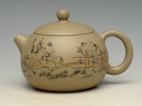 邵文紫砂壶 高倒把西施 