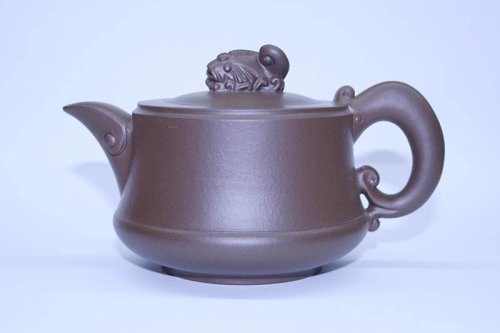 吴亚克紫砂壶 鱼龙情 