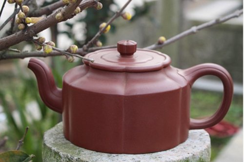 周赛英紫砂壶 梅花周盘 