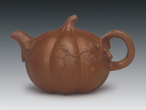 罗有财紫砂壶 南瓜 