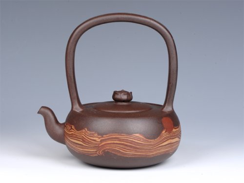曾红清紫砂壶 - 绞泥旭日东升 - 