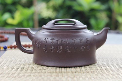 刘根林紫砂壶 肥肥牛盖 