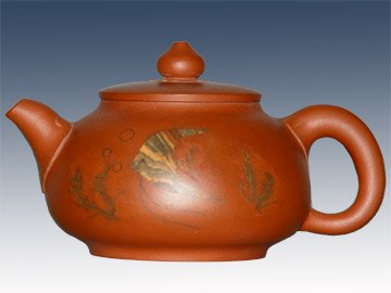 陈品寿紫砂壶 有余绞泥 