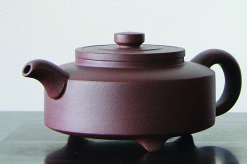 吴芳紫砂壶 周盘 