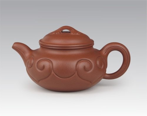 何其仙紫砂壶 仿古如意 