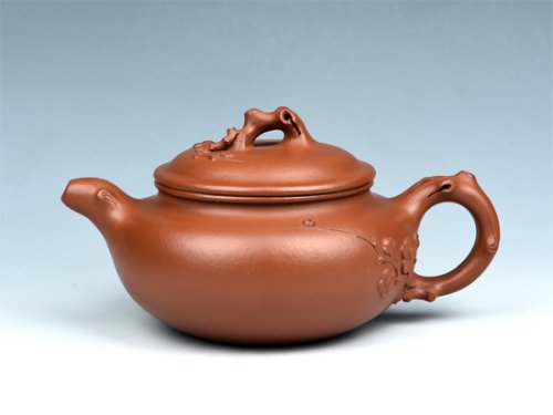 雷旭梅紫砂壶 梅花仿古 
