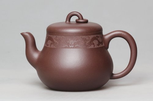 任荣芬紫砂壶 云龙 