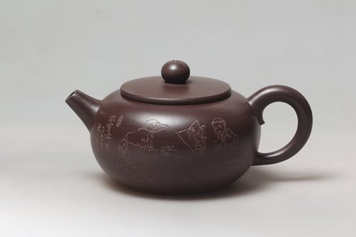 吴慧芬紫砂壶 鼓腹 