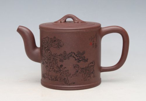 尹怀紫砂壶 如意450CC 