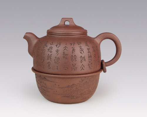 孙越芳紫砂壶 线圆 