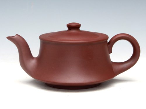 朱新南紫砂壶 曲壶（紫泥）400ML 