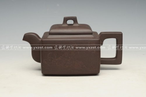 吕小华紫砂壶 亚明四方 