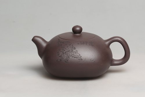 钱文英紫砂壶 大拟方 