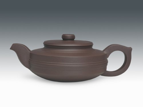 王兰芳紫砂壶 扁腰线 