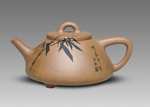 王敏紫砂壶 石瓢 