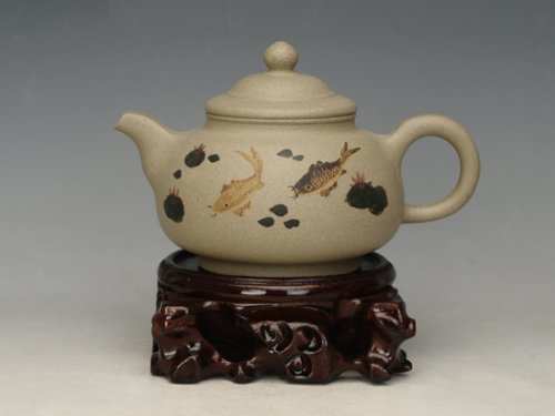 张佩紫砂壶 灰段系列4   容量：350cc 