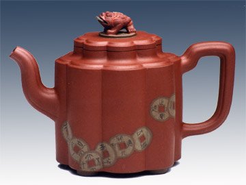 孔春华紫砂壶 金蟾送宝 