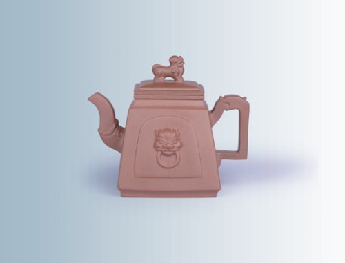 范卓群紫砂壶 狮面壶 