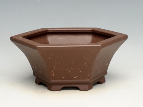 邵文紫砂壶 六方桂花砂盆 