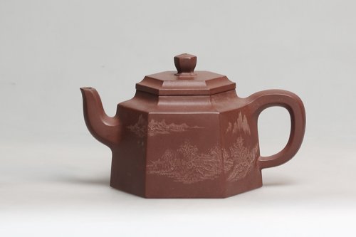 史浩寅紫砂壶 六方井栏 
