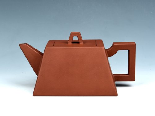 雷旭梅紫砂壶 四方壶 