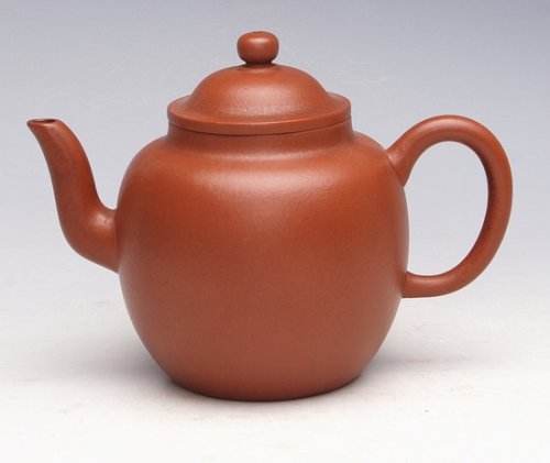 郑彪紫砂壶 朱泥 