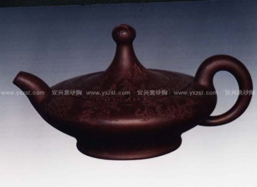 尹仲君紫砂壶 玉扁如意 