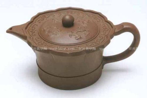 沈邃华紫砂壶 铜镜壶 