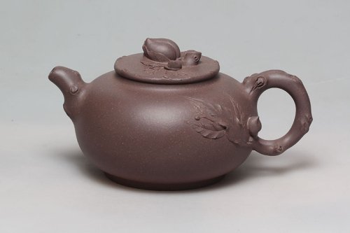 鲁新华紫砂壶 新桃壶 