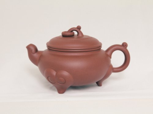 叶洪斌紫砂壶 三羊开泰 