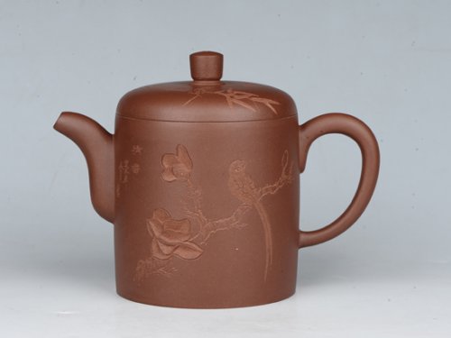 潘雪峰紫砂壶 锦杯 容量：400cc  泥料：紫泥 