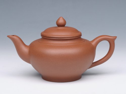 钱红月紫砂壶 笑樱壶 