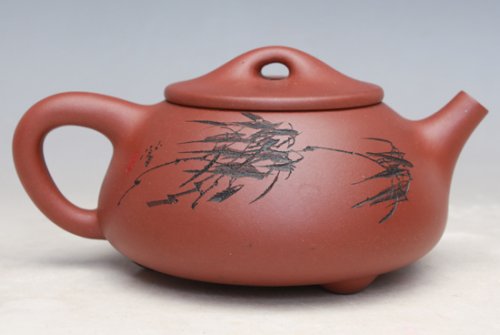 杨洋紫砂壶 石瓢杨洋制厉上清刻 