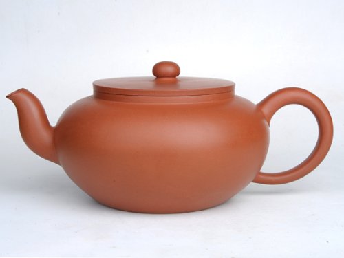 陈珍华紫砂壶 平盖莲子  容量:350CC――800CC  泥料：红泥 