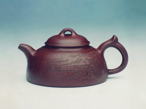 周亚琴紫砂壶 飞瓢 