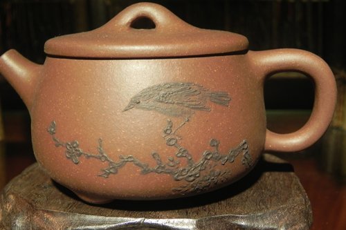 沈跃平紫砂壶 石瓢壶 