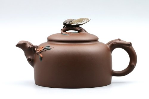 桑黎兵紫砂壶 一鸣惊人壶 