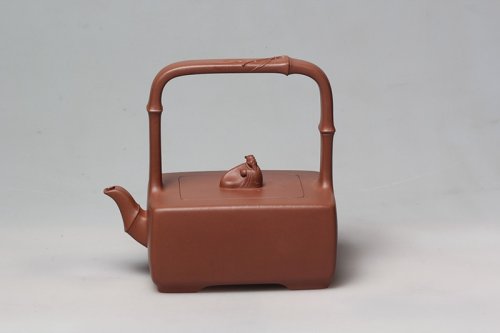 喻小芳紫砂壶 听竹(竹林七贤山涛醉茶）喻小芳 史小明合作 