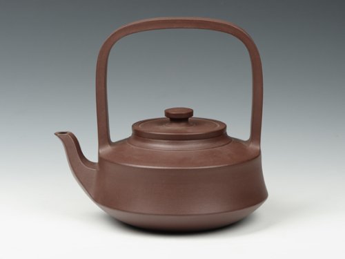 董建忠紫砂壶 景舟提梁 