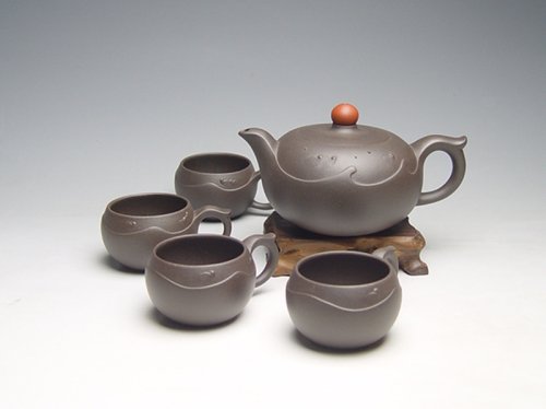 贺洪梅紫砂壶 旭日东升 