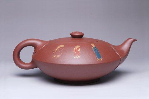 胡洪明紫砂壶 大燕归来 