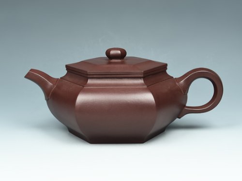 刘亚萍紫砂壶 大彬六方壶 