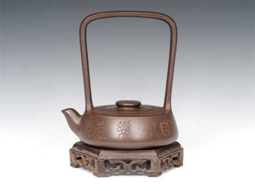 徐俊紫砂壶 此乐提梁 