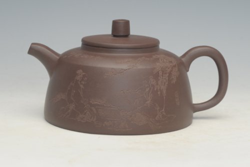 林元森紫砂壶 圆明 副本 