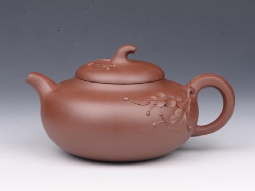 邹健紫砂壶 硕果 